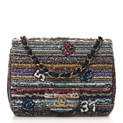 Chanel Mixed Fibers Sequin Quilted Mini Flap Multicolor 1 of 8
