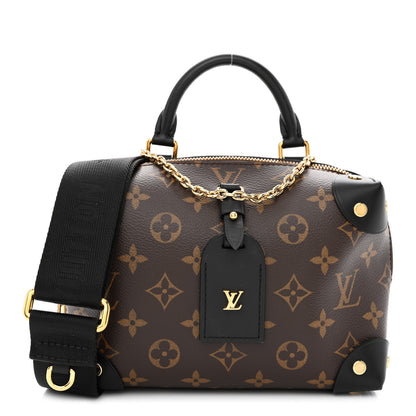 Louis Vuitton Monogram Petite Malle Souple Black 1 of 10