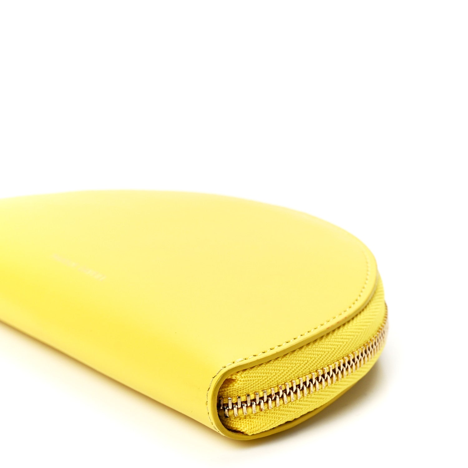 Mansur Gavriel Calfskin Half Moon Clutch Yellow 10 of 11