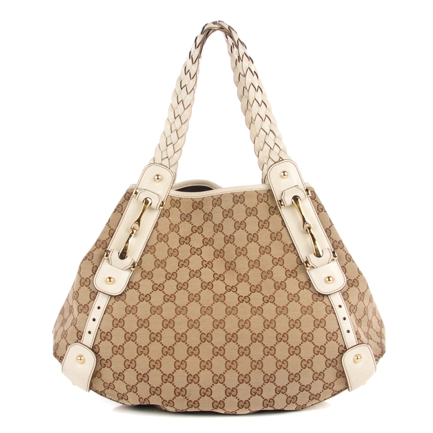 Monogram Medium Pelham Shoulder Bag Off White