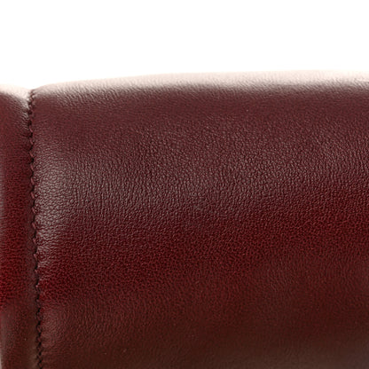 Saint Laurent Lambskin Quilted Monogram Mini Nolita Rouge Cabernet 11 of 14