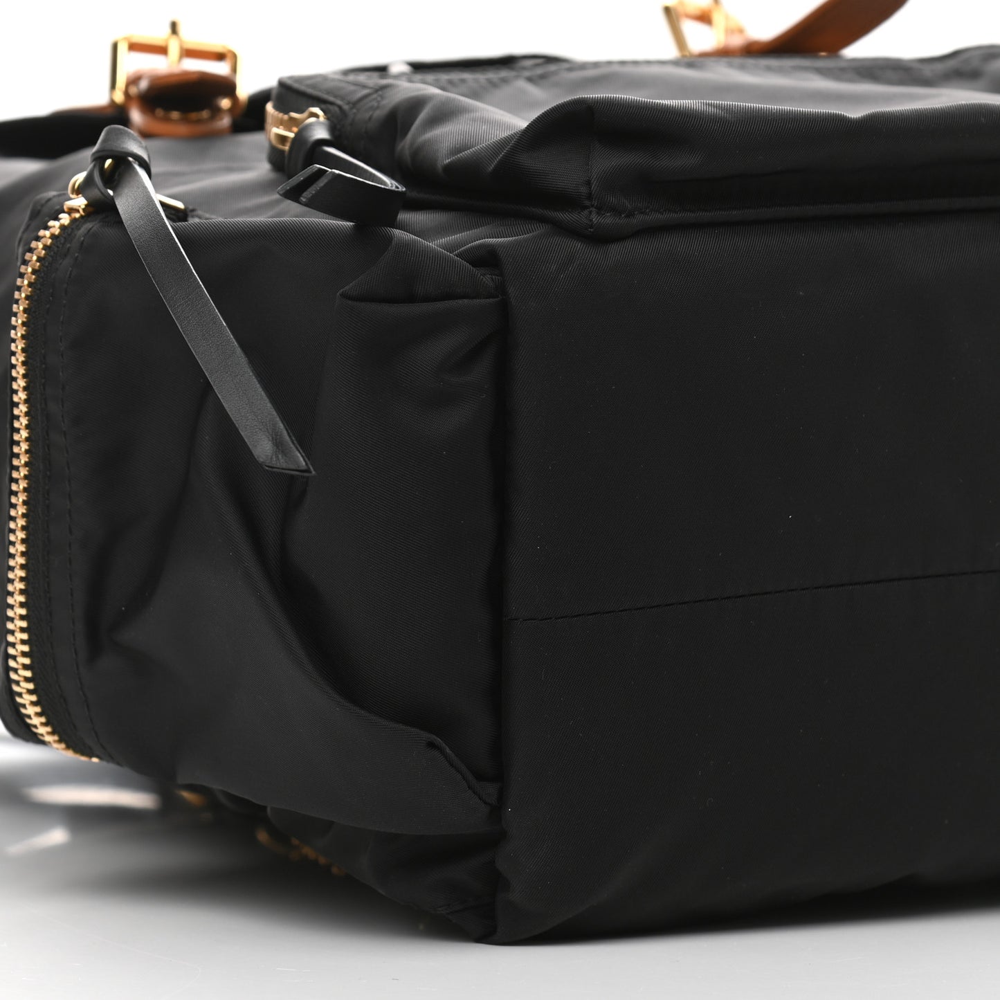 Nylon Large Rucksack Backpack Black