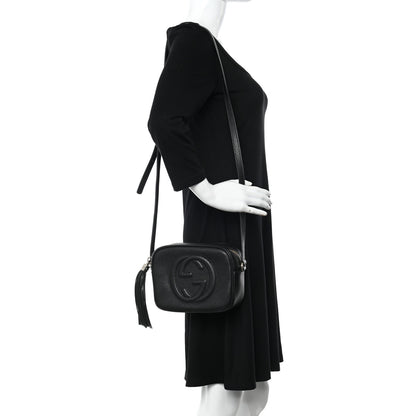 Gucci Pebbled Calfskin Small Soho Disco Bag Black 2 of 10