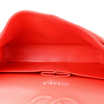 Chanel Lambskin Quilted Medium Double Flap Red 5 of 13