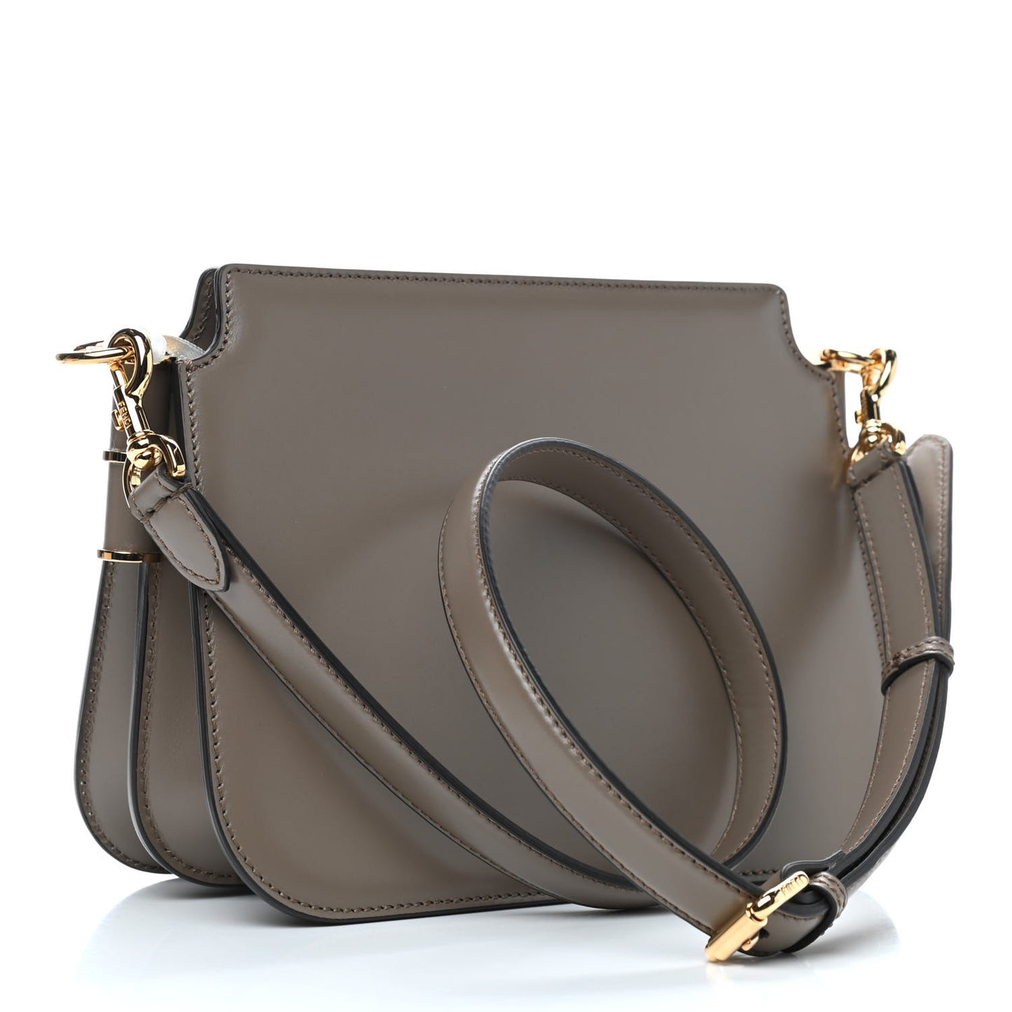 Vitello King Luxor Fendi Touch Shoulder Bag Tartufo