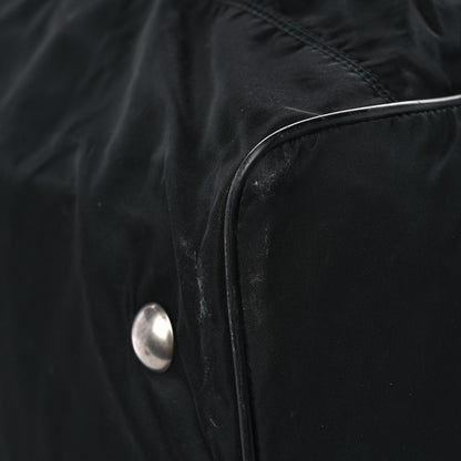 Prada Tessuto Nylon Saffiano Viaggio Duffle Black 9 of 15