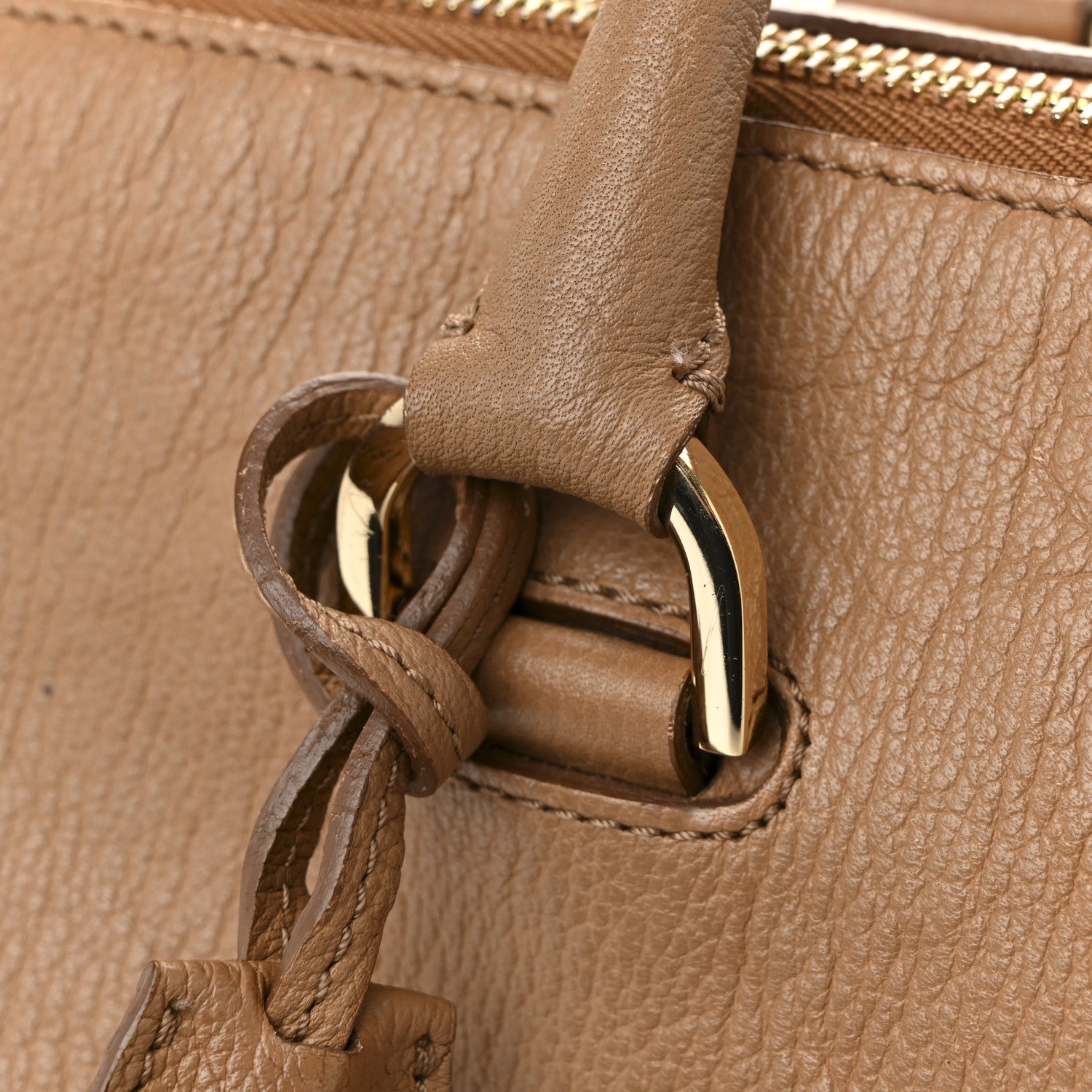 Mulberry Glossy Goatskin Medium Del Rey Satchel Fudge 13 of 16