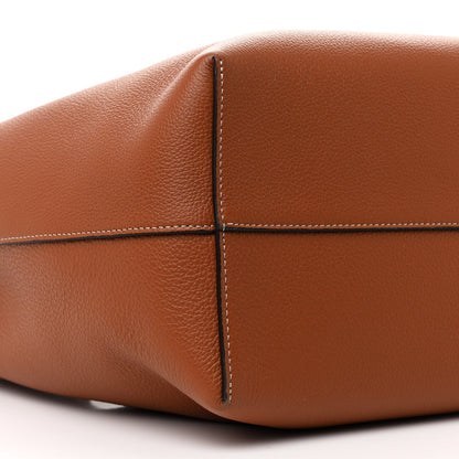 Celine Grained Calfskin Triomphe Medium Cabas Anais Tan 10 of 11