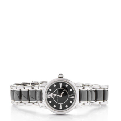 David Yurman Stainless Steel Ceramic Diamond 30mm Classic Quartz Watch Black 3 of 9