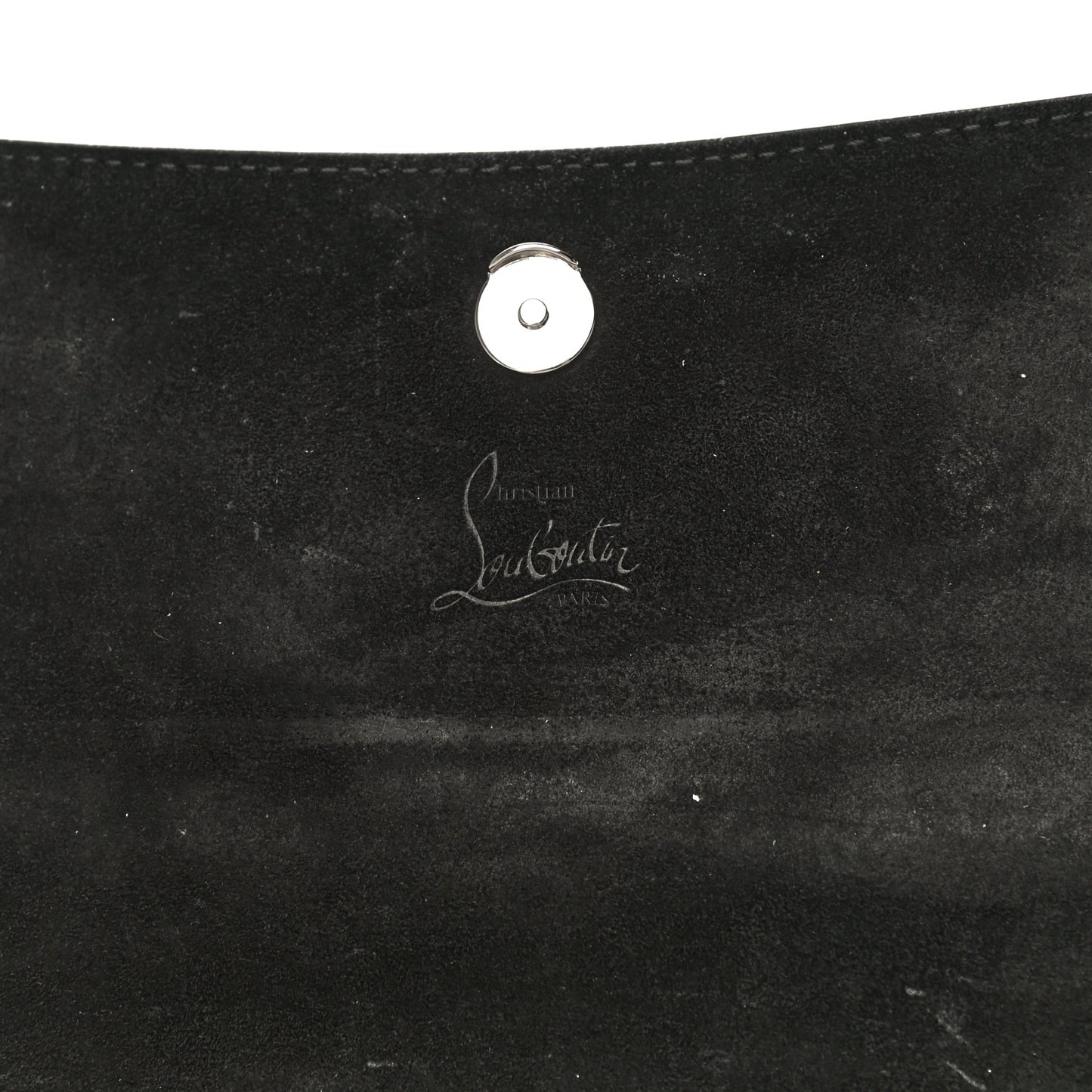 Calfskin Love RubyLou Clutch Black