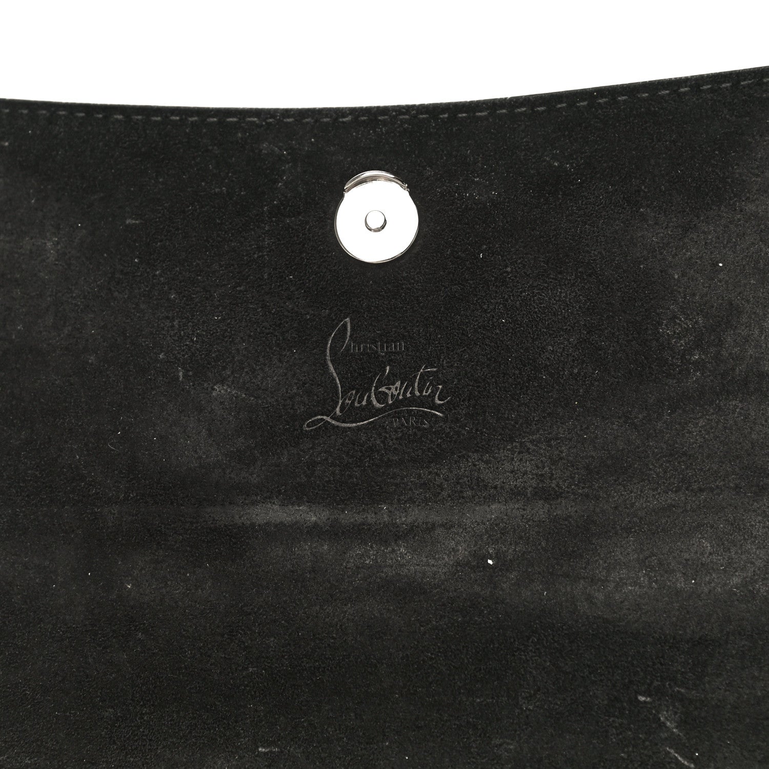 Christian Louboutin Calfskin Love RubyLou Clutch Black 5 of 14