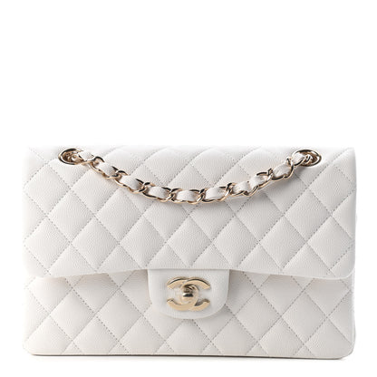 Chanel Caviar Quilted Small Double Flap White 1 of 9