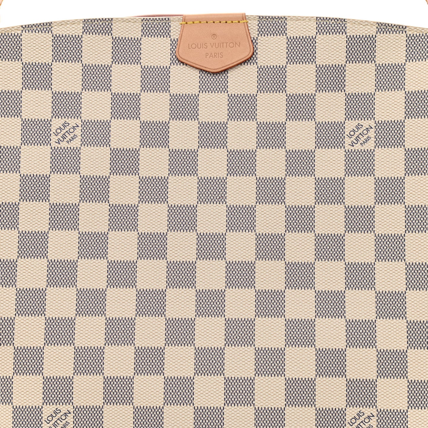 Damier Azur Graceful PM Rose Ballerine