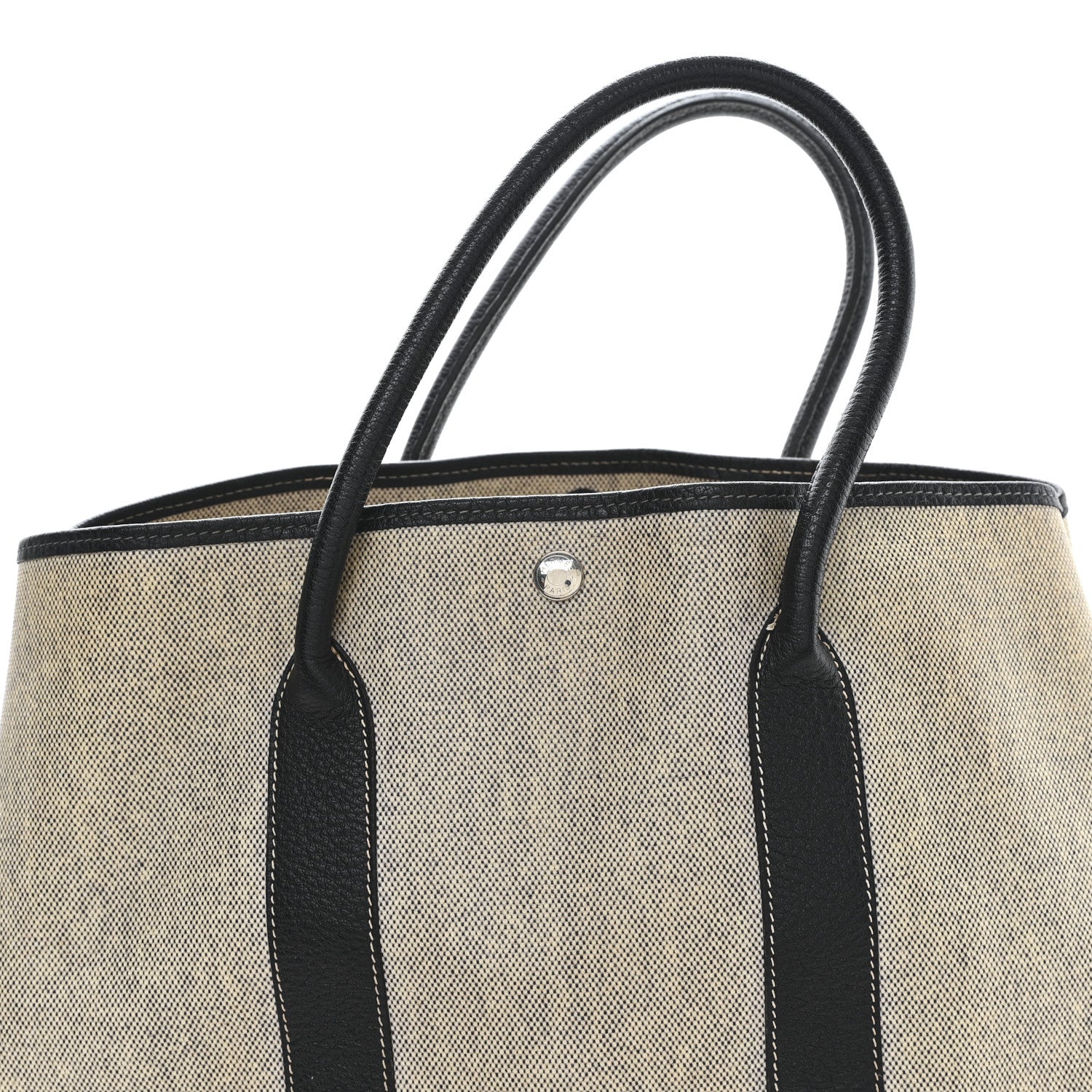 Hermes Toile H Buffle Skipper Garden Party 36 MM Tote Black 7 of 12