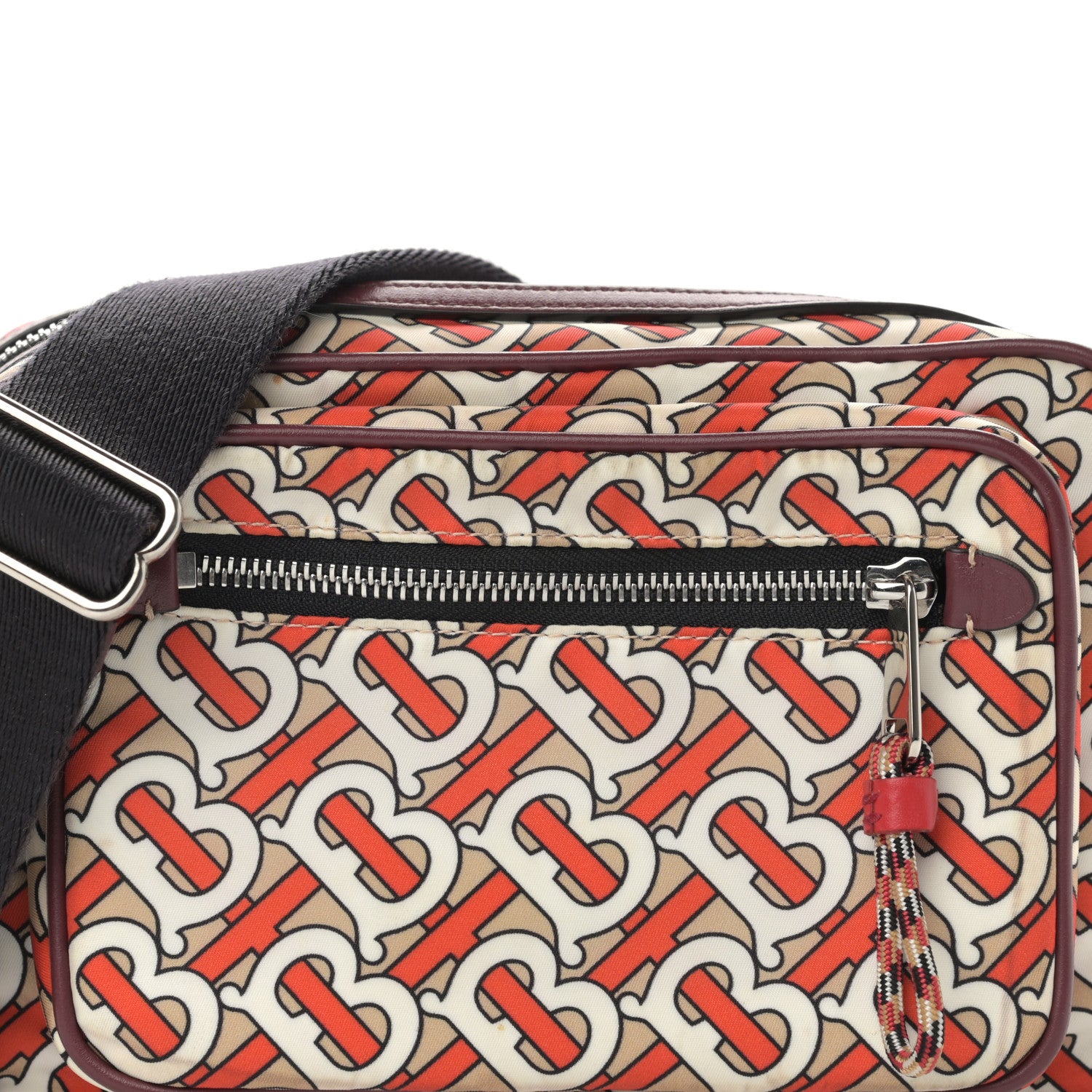 Burberry Nylon Monogram Small Camera Bag Vermillion 7 of 12