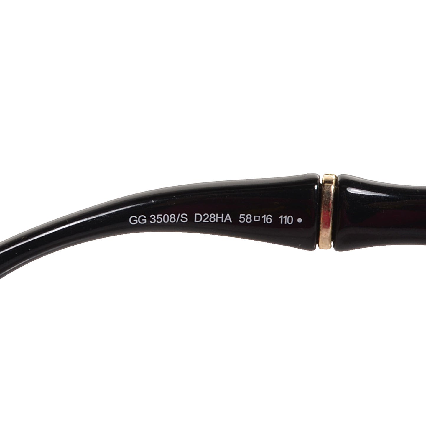 Bamboo Effect Sunglasses 3508/S Black