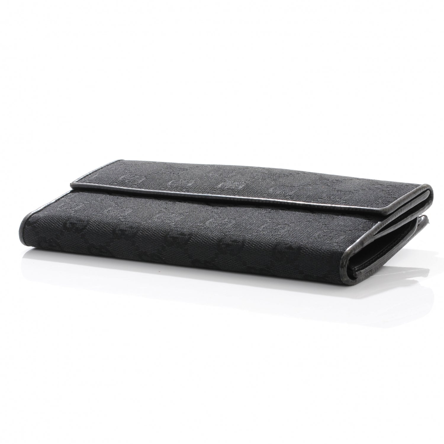 Gucci Monogram Continental Wallet Black 4 of 7