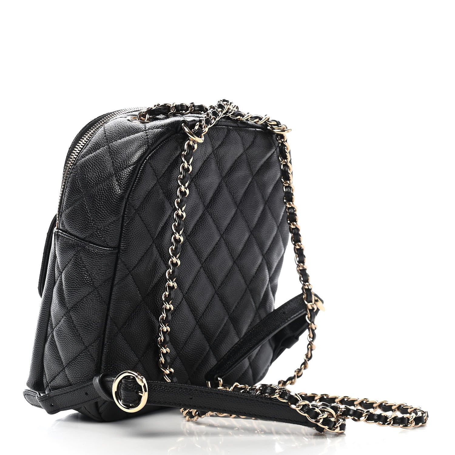 Chanel Caviar Quilted Small CC Day Backpack Black 3 of 9