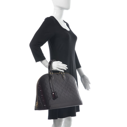 Louis Vuitton Vernis Alma GM Amarante 2 of 6