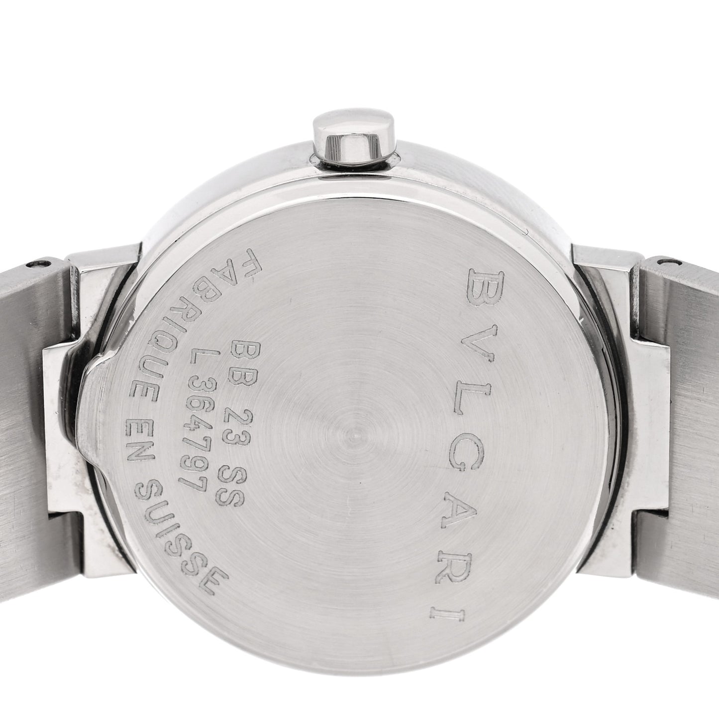 Stainless Steel 23mm Quartz Watch Black