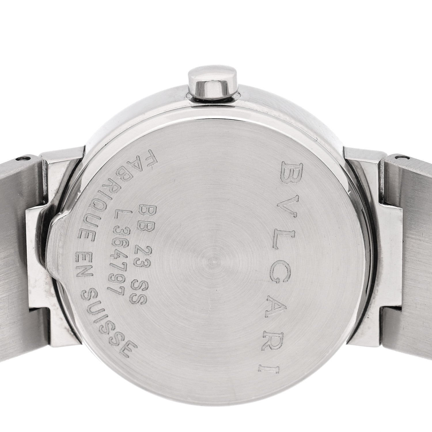 Bulgari Stainless Steel 23mm Quartz Watch Black 4 of 4
