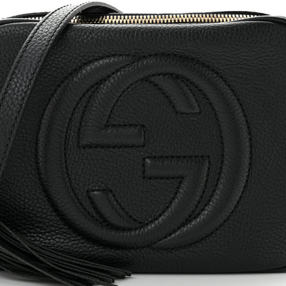Gucci Pebbled Calfskin Small Soho Disco Bag Black 8 of 12