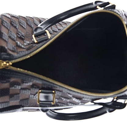 Louis Vuitton Damier Paillettes Speedy 30 Black 5 of 9