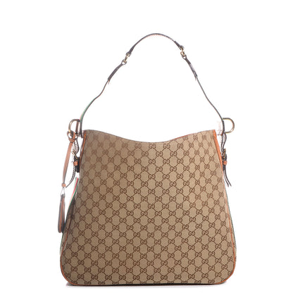 Gucci Monogram Medium Heritage Shoulder Bag Tan 1 of 7
