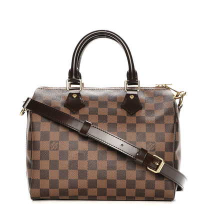 Louis Vuitton Damier Ebene Speedy Bandouliere 25 1 of 10