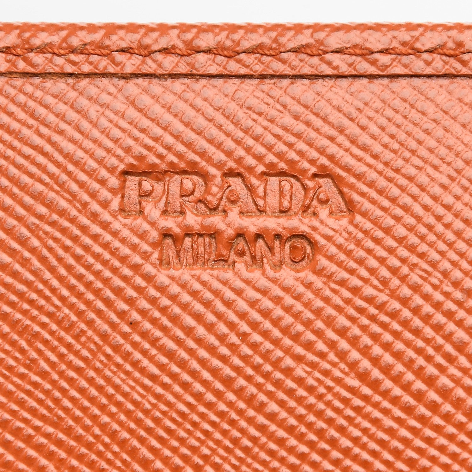 Prada Saffiano Bow Continental Wallet Papaya 7 of 12