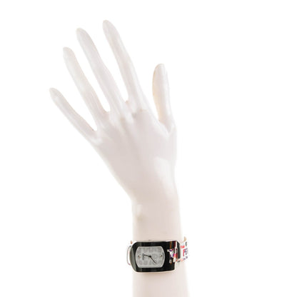 Fendi Stainless Steel Calfskin Diamond 29mm Chameleon Graffiti Quartz Watch 2 of 10