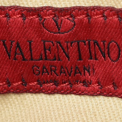 Valentino Garavani Calfskin Rockstud Top Handle Satchel Rosso Valentino 18 of 18