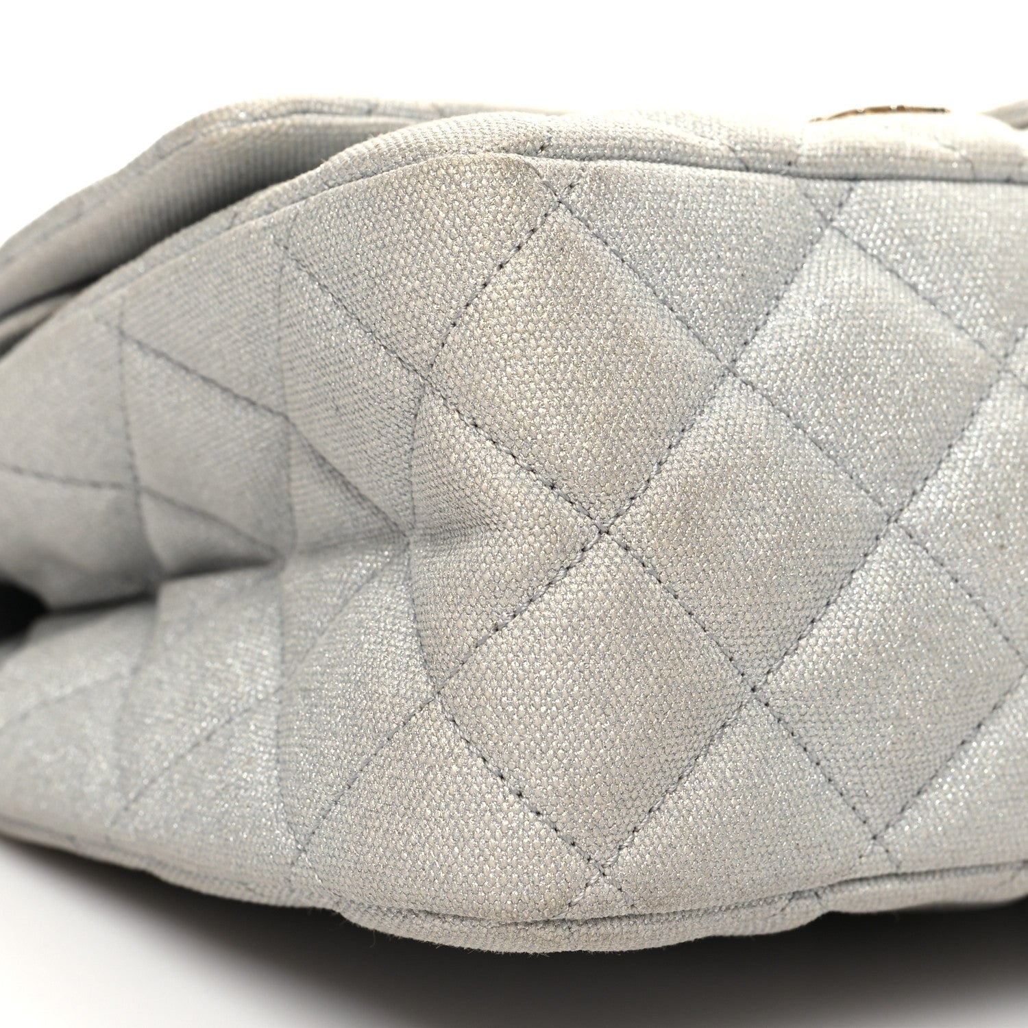Chanel Metallic Canvas Space Charms 2.55 Reissue 226 Flap Silver 9 of 13