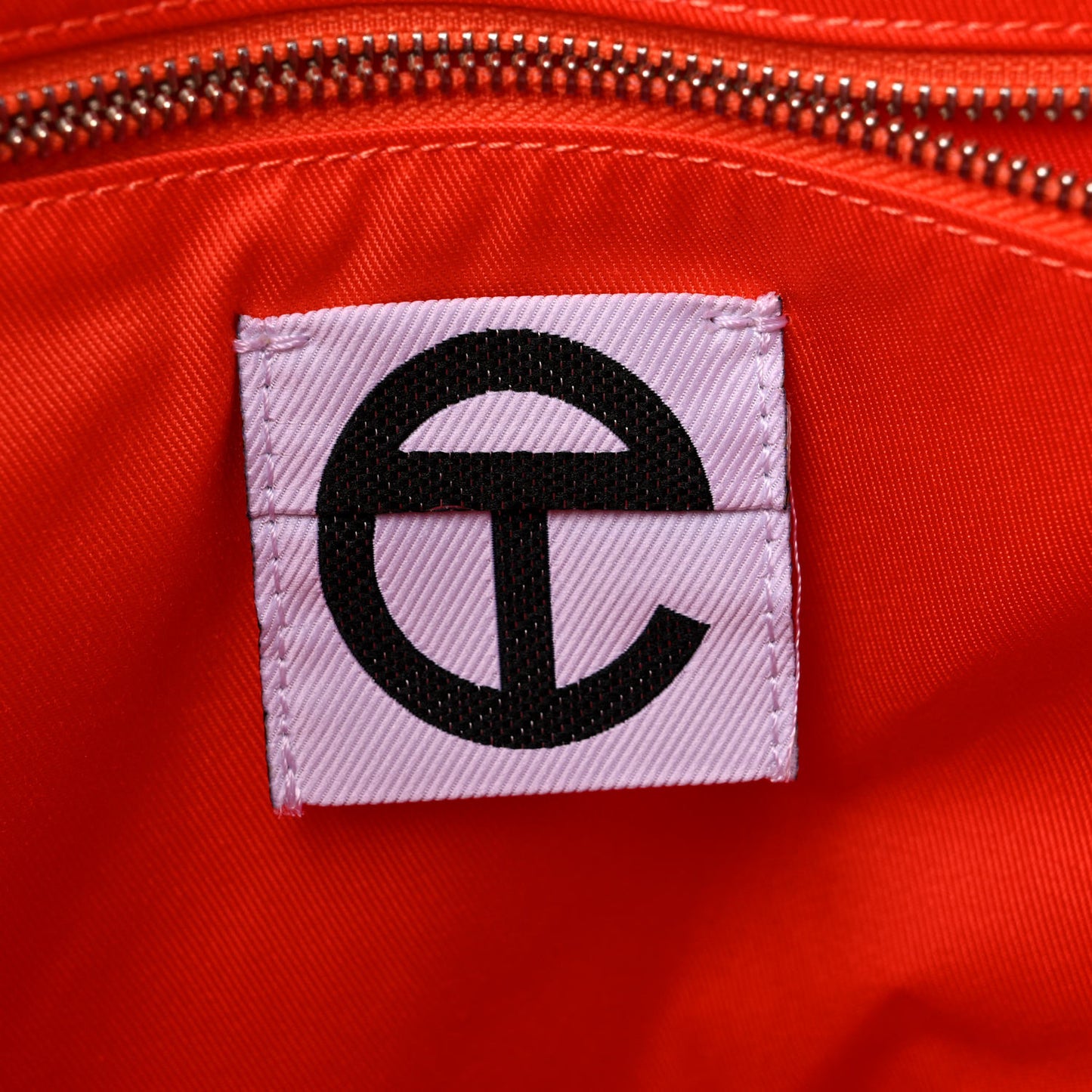 Vegan Leather Large Shopping Bag Orange