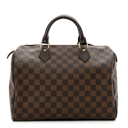 Louis Vuitton Damier Ebene Speedy 30 1 of 10