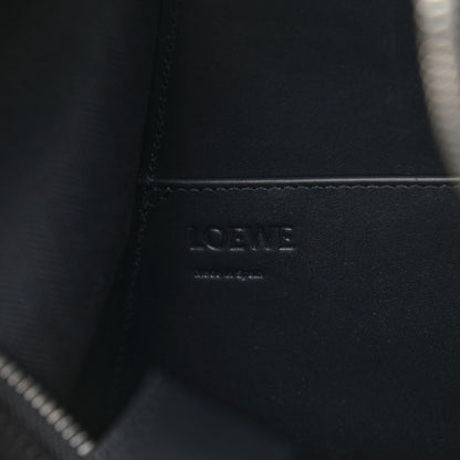 Loewe Nubuck Calfskin Berlingo Shoulder Bag Black 6 of 14