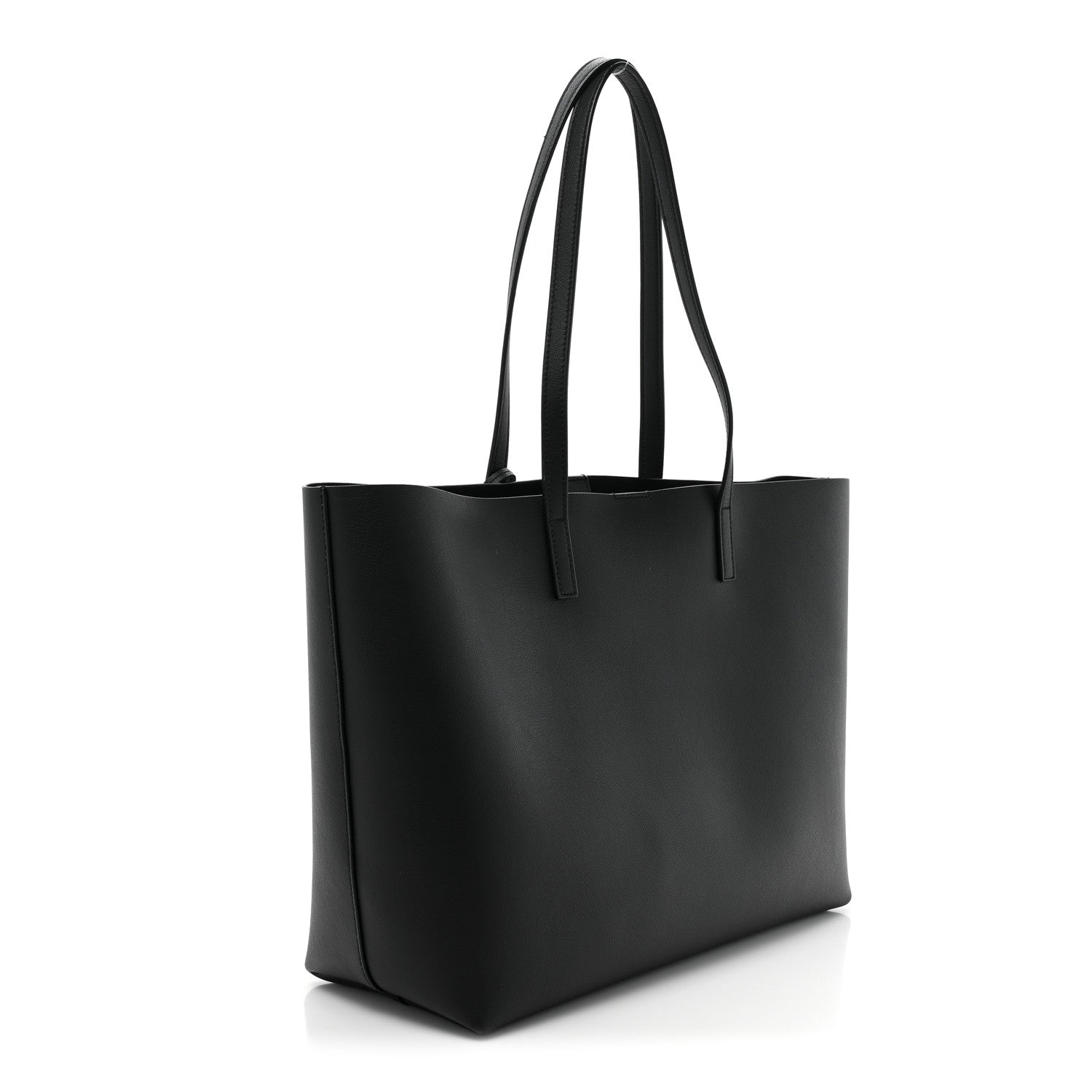 Saint Laurent Calfskin Large Shopping Tote Black 4 of 12