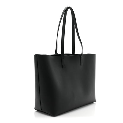 Saint Laurent Calfskin Large Shopping Tote Black 4 of 12