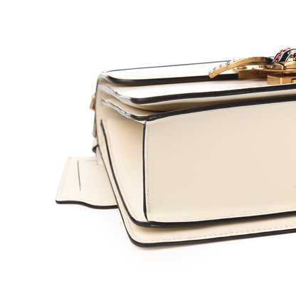 Gucci Calfskin Small Queen Margaret Top Handle Bag Mystic White 7 of 10