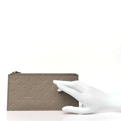 Louis Vuitton Empreinte Felicie Chain Wallet Zippered Insert Tourterelle 2 of 7
