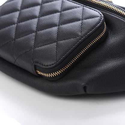 Chanel Caviar Quilted Business Affinity Waist Belt Bag Black 8 of 9