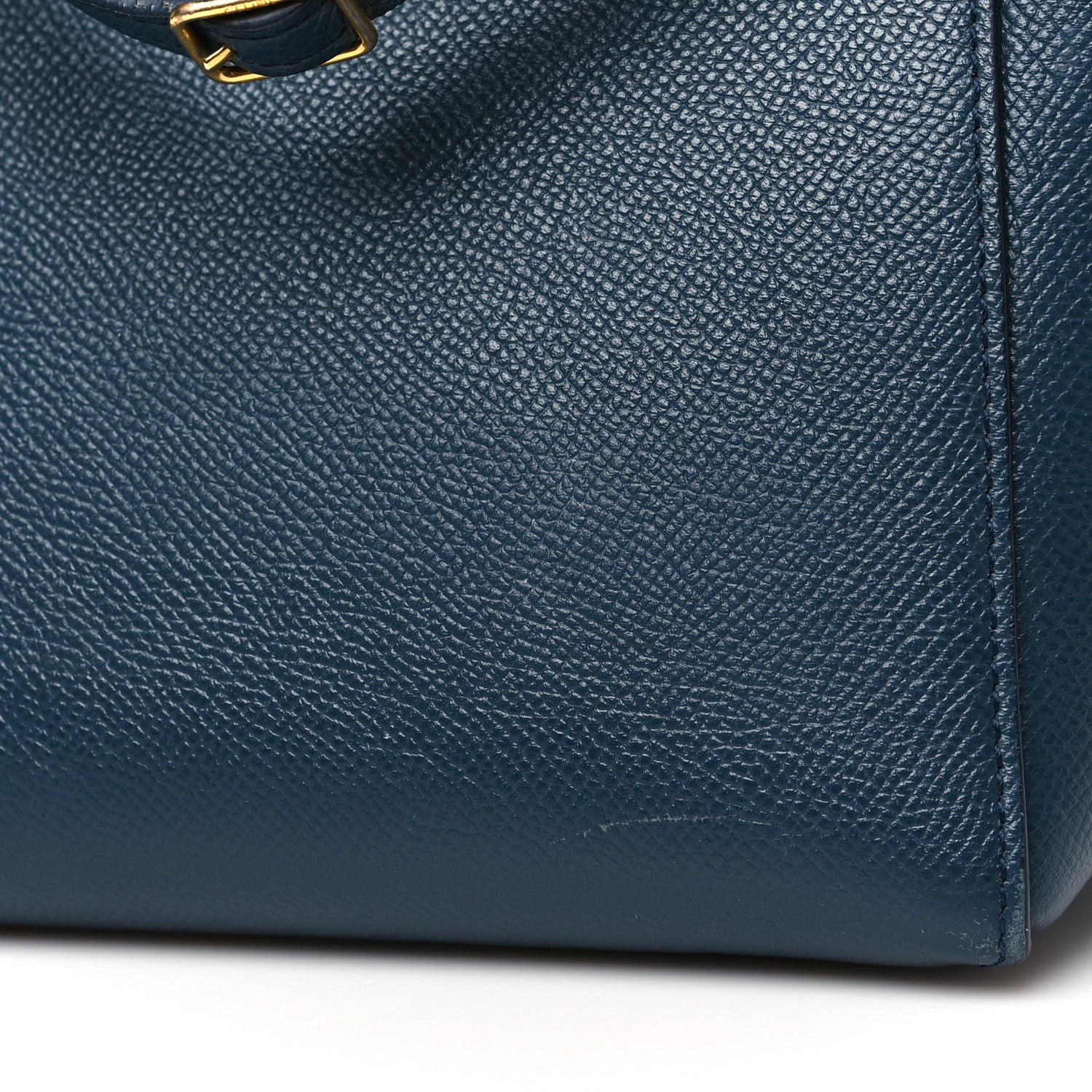 Celine Grained Calfskin Nano Belt Bag Abyss Blue 1748134