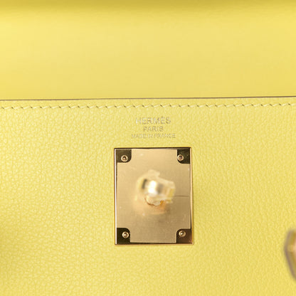 Hermes Evercolor Kelly Retourne 28 Lime 10 of 12