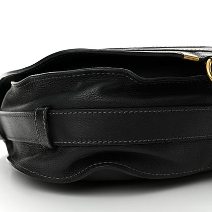 Chloe Calfskin Medium Marcie Round Crossbody Bag Black 9 of 19