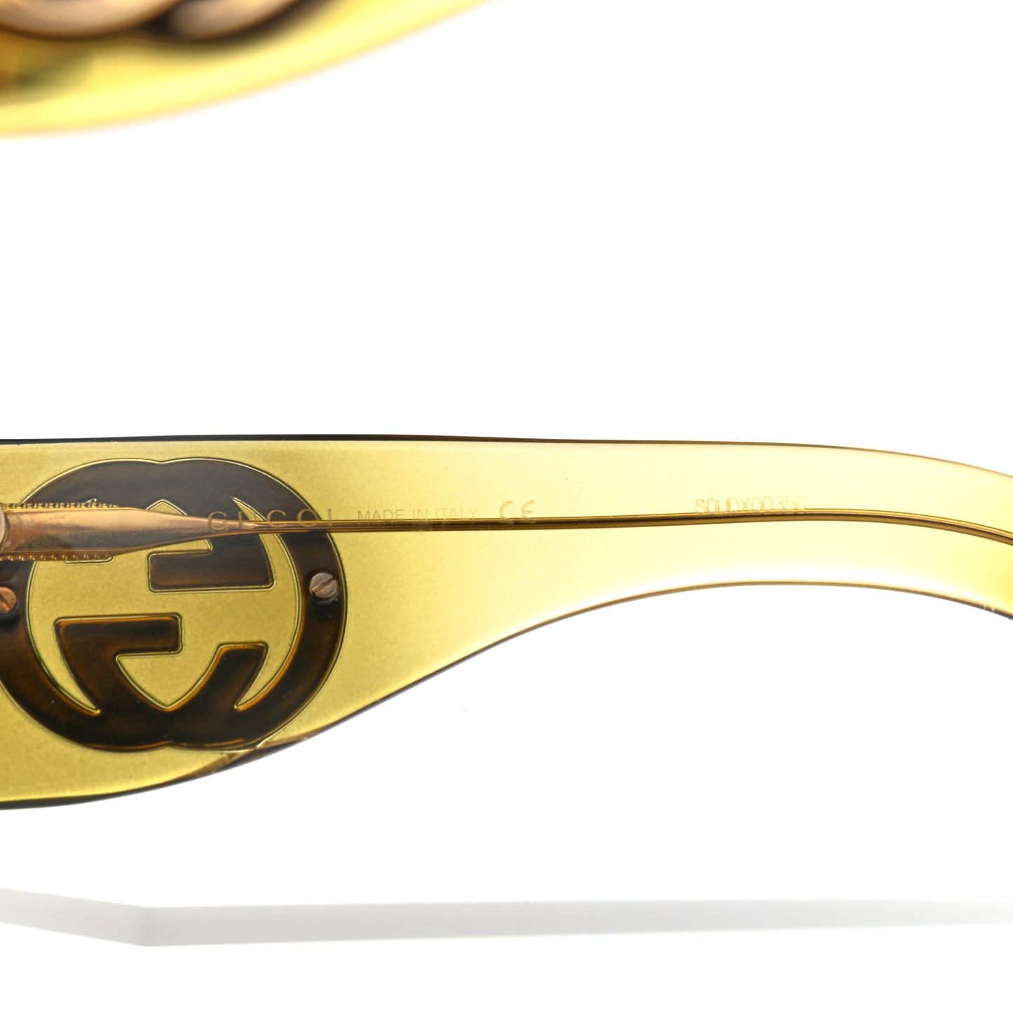 Oversized Aviator Sunglasses GG0152S Yellow