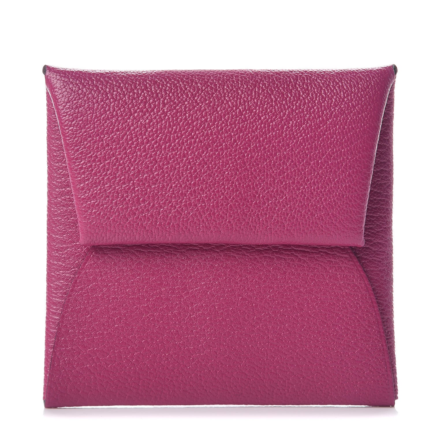 Hermes Chevre Mysore Bastia Coin Purse Rose Pourpre 1 of 8