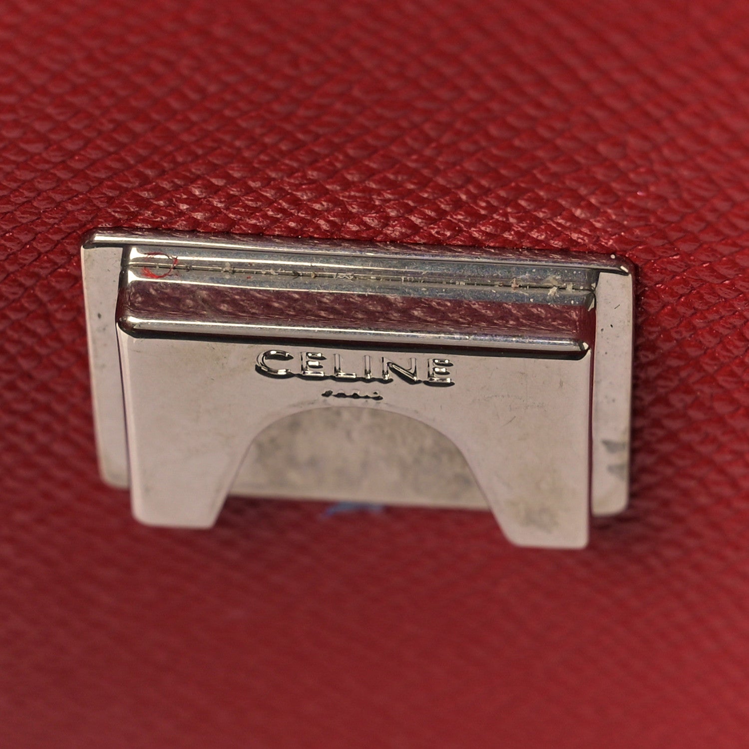 Celine Baby Grained Calfskin Micro Belt Bag Coquelicot 7 of 10