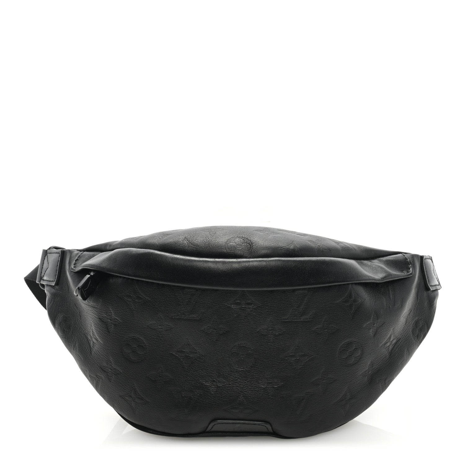 Louis Vuitton Calfskin Monogram Shadow Discovery Bumbag Black 1 of 8