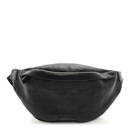 Louis Vuitton Calfskin Monogram Shadow Discovery Bumbag Black 1 of 8