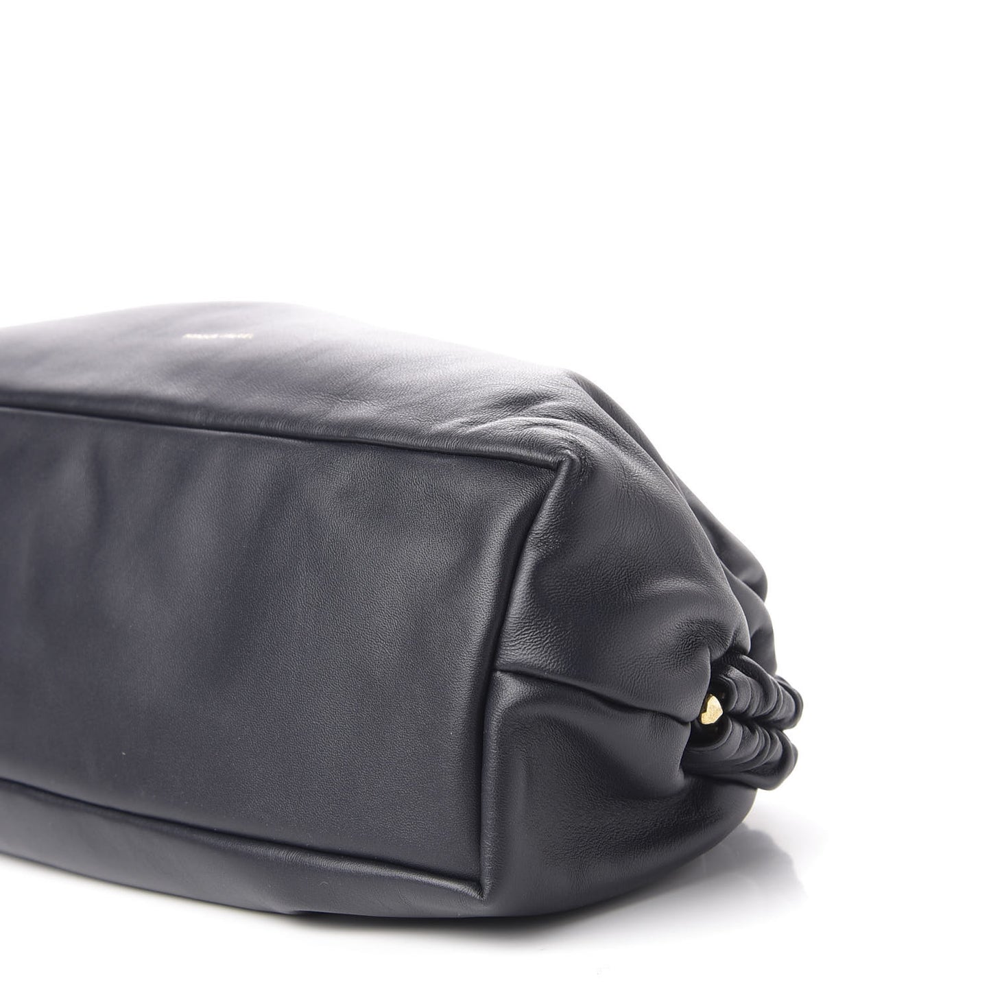 Lambskin Cloud Clutch Black